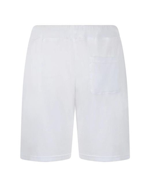 Fedeli White Casual Shorts for men