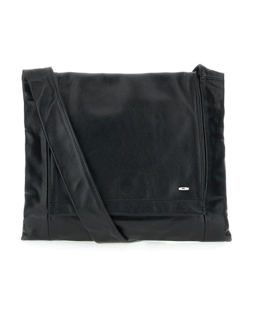 Our Legacy Black Cross Body Messenger for men
