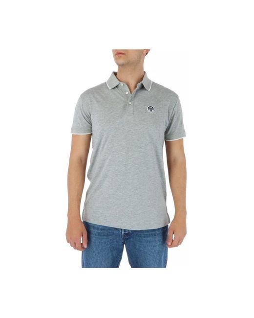 North Sails Blue Polo Shirts for men