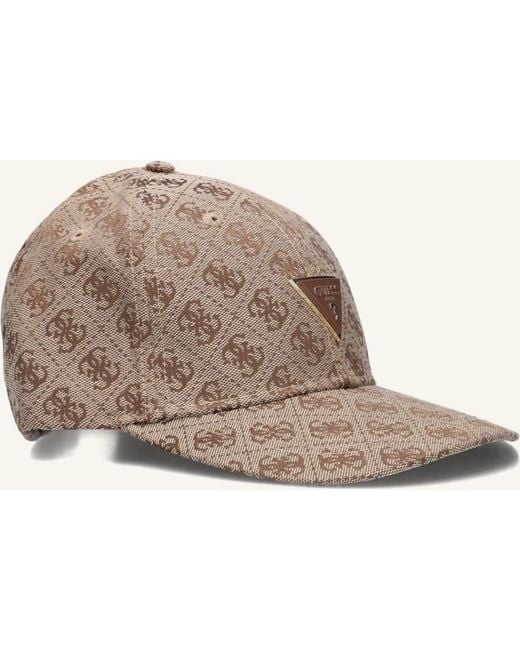 Guess Accessoires ,Polyester Katya Baseball Cap in het Brown