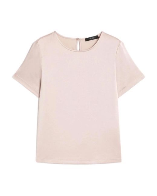 Weekend by Maxmara Overhemden ,Roze ,Polyester Gilbert Sweater in het Pink