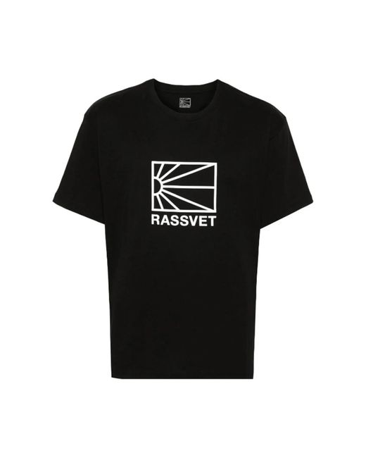 Rassvet (PACCBET) T-shirt mit großem logo in schwarz in Black für Herren