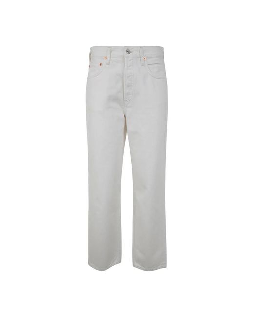 Citizens of Humanity Gray Straight Jeans