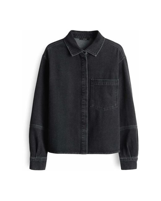 Opus Denim Jacket in het Black