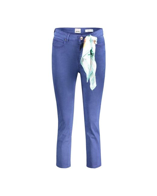 Guess Jeans ,Blauw ,Denim Denim Skinny High Jeans Blauw in het Blue
