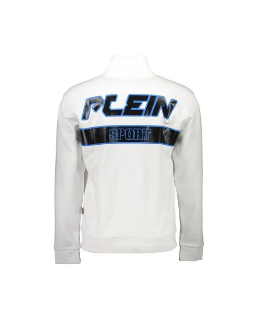Philipp Plein White Zip-Throughs for men