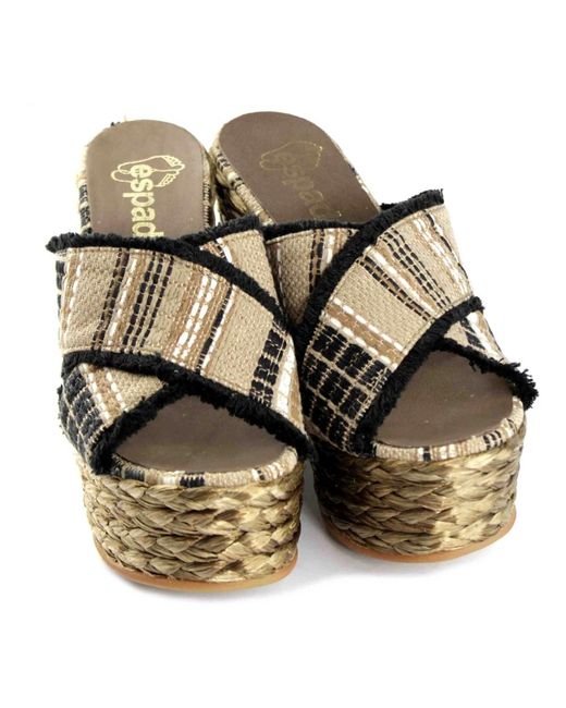 Espadrilles Yellow Wedges