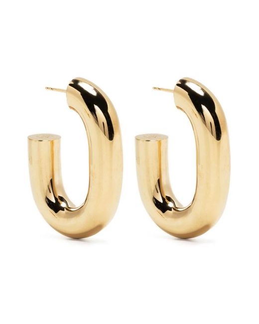 Earrings Rabanne de color Metallic