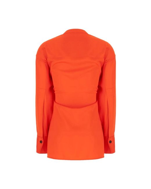 Ferragamo Overhemden ,Oranje Shirt in het Orange