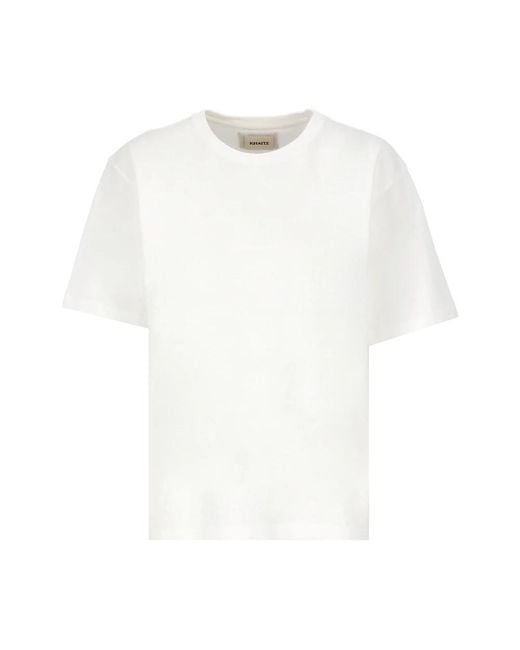 Khaite White T-Shirts