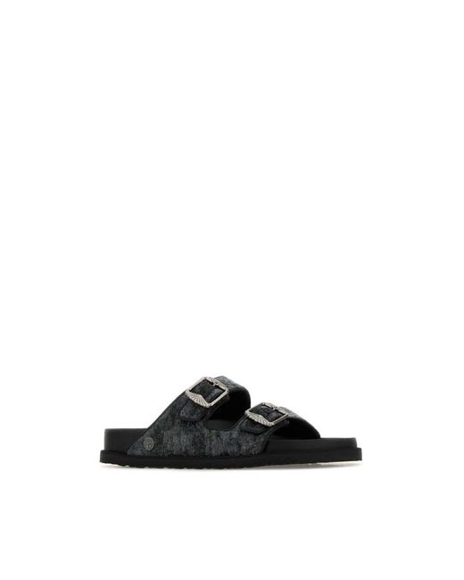 Birkenstock Black Sliders for men