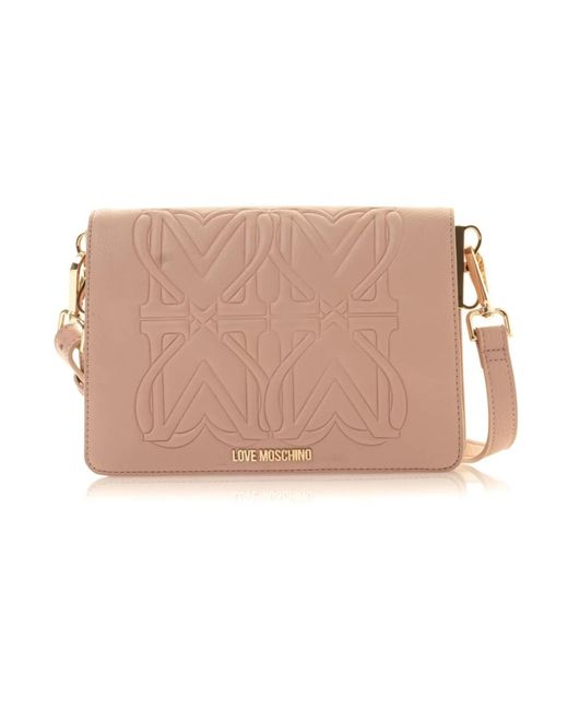 Cross Body Bags Moschino de color Natural