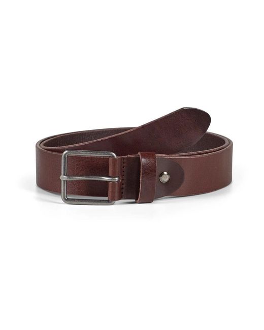Howard London Dunkelbrauner lederjeansgürtel in Brown für Herren