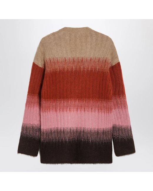Fendi Truien & Vesten ,Veelkleurig ,Wol Maglia Cardigan Corto in het Red