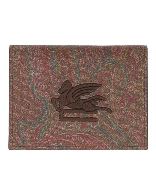 Etro Brown Wallets & Cardholders