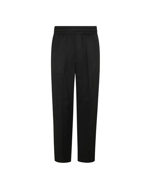 Golden Goose Deluxe Brand Black Straight Trousers for men