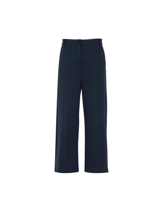 Weekend by Maxmara Blue Straight Trousers