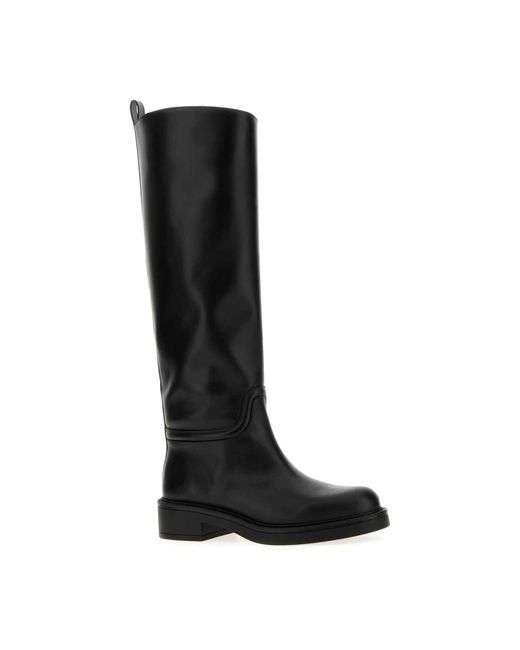 Stuart Weitzman Black Celia Riding Boot