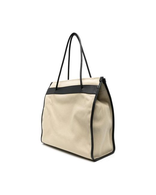 Moschino Natural Tote Bags