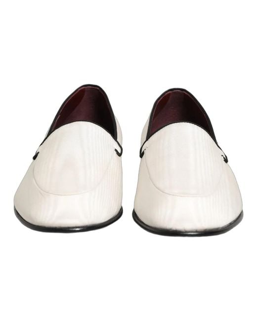 Dolce & Gabbana White Loafers for men