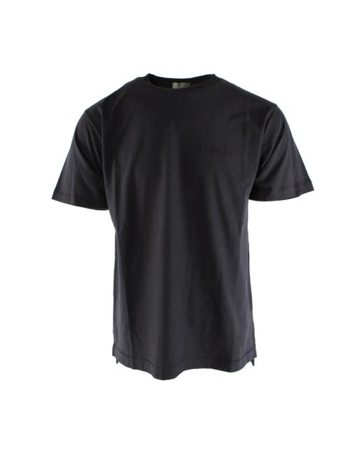 Dior Tops ,Blauw ,Katoen Oversized T-Shirt in het Black voor heren