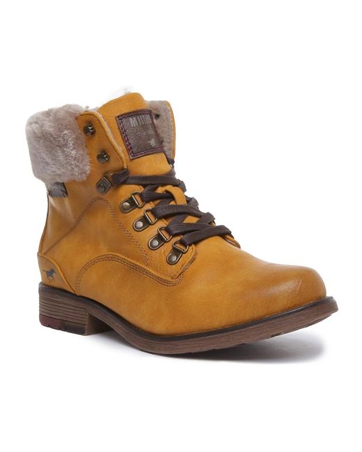 Mustang Brown Winter Boots