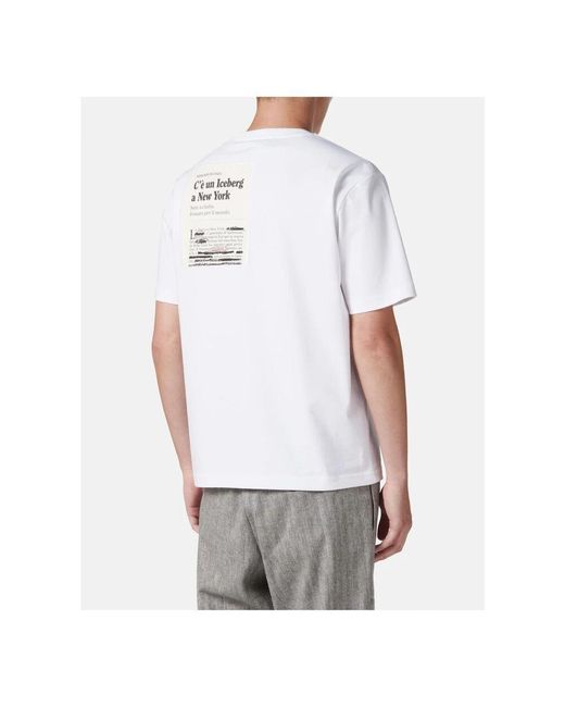 T-Shirts di Iceberg in White da Uomo