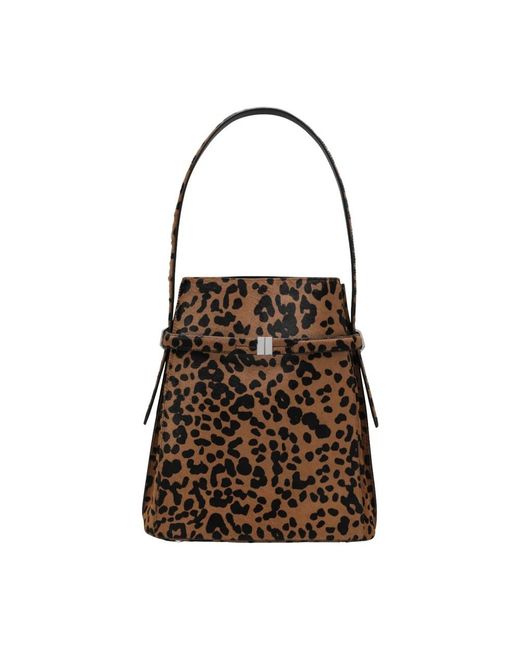 Totême Brown Bucket Bags