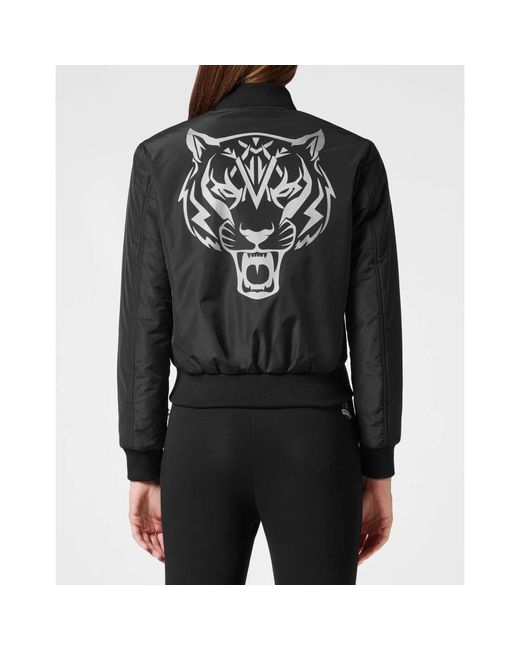 Philipp Plein Jassen ,Zwart ,Bomber Jassen in het Black