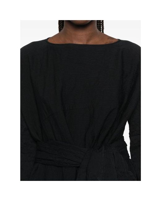 Midi Dresses Daniela Gregis de color Black