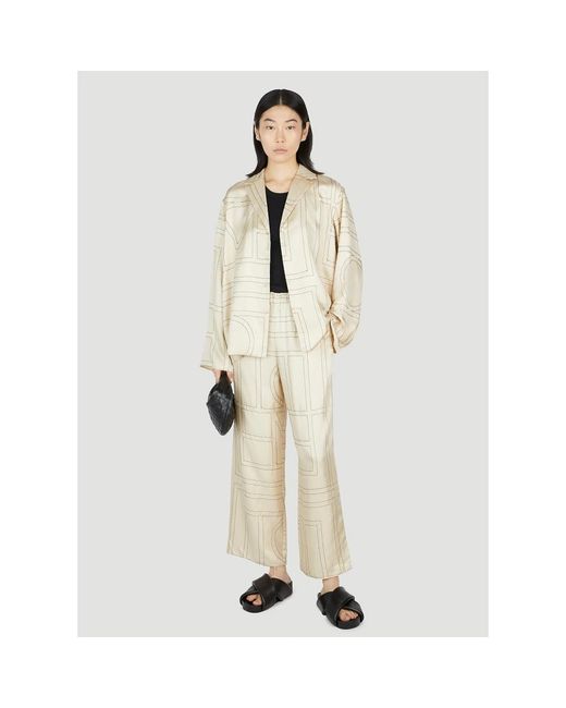 Totême Natural Wide Trousers