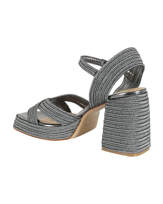 Shoes > sandals > high heel sandals Castaner en coloris Gray