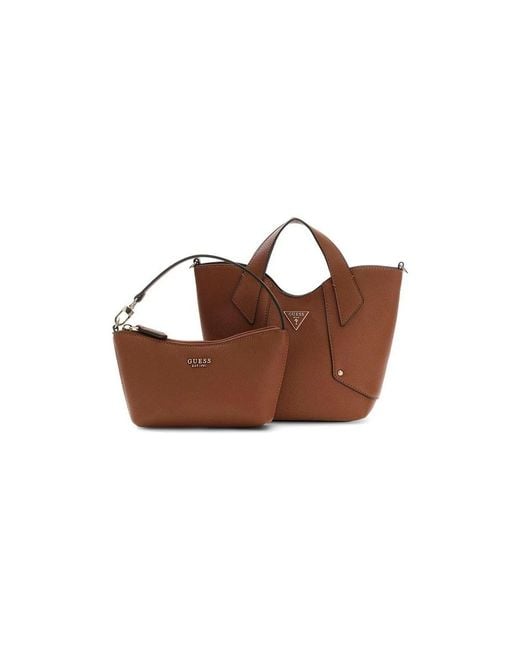 Handbags di Guess in Brown