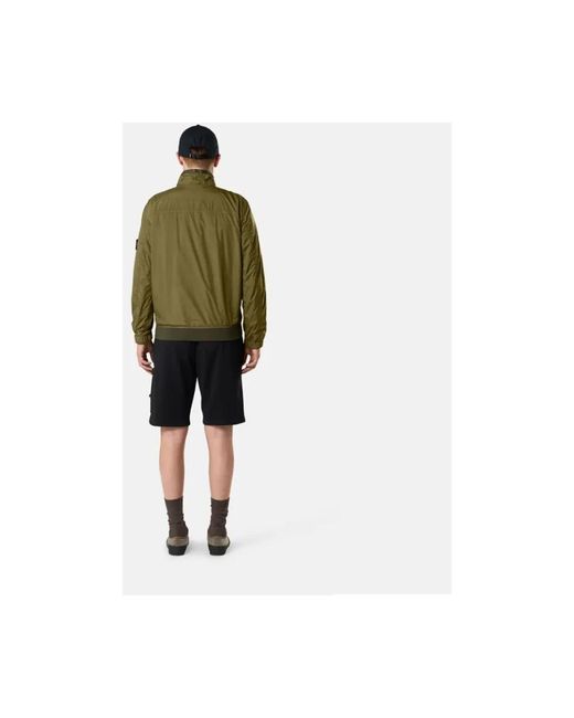 Stone Island Green Light Jackets for men