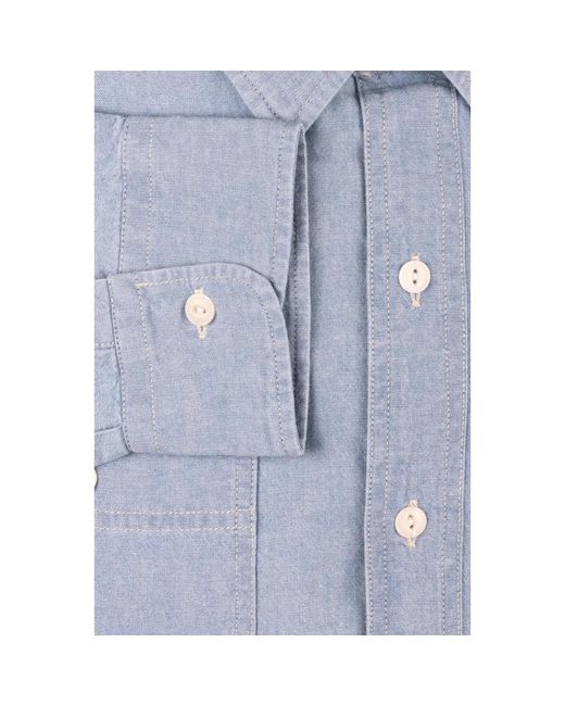 Woolrich Casual shirts in Blue für Herren