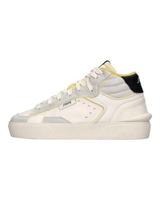 Strype Natural St4501 Leder- Und Stoff-Sneaker