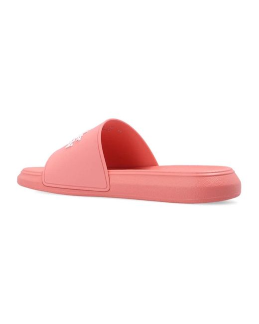 Alexander McQueen Pink Sliders