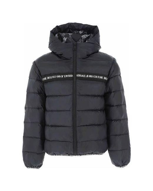 Versace Jeans Couture Black Down Jackets for men