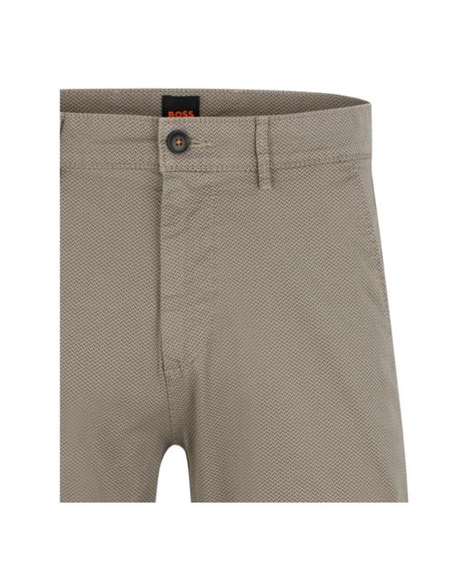 Boss Braune casual shorts in Gray für Herren