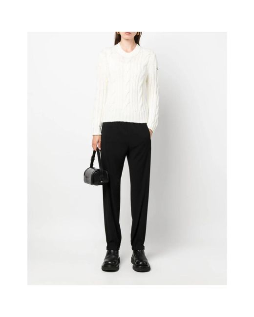 Moncler Black Straight Trousers