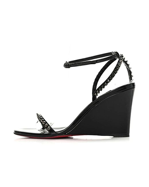 Shoes > heels > wedges Christian Louboutin en coloris Black
