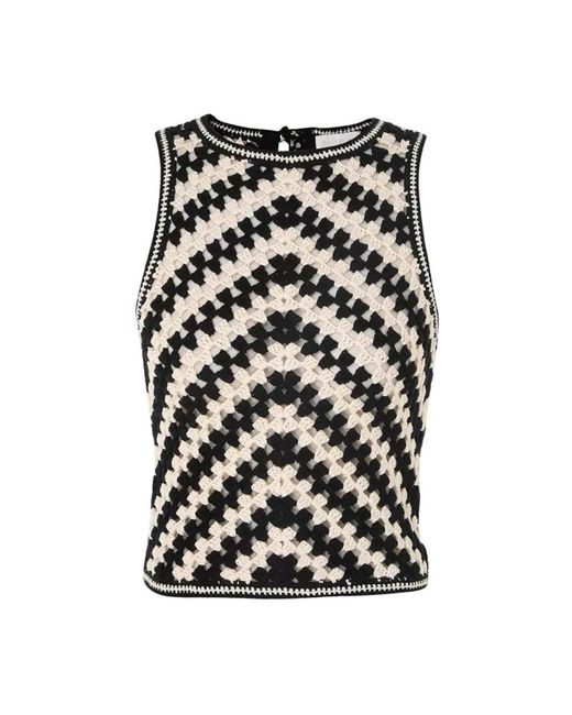 Zimmermann Black Sleeveless Tops