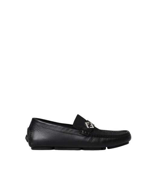 Fendi Black Loafers for men