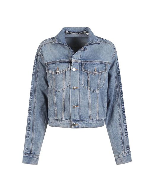 Alexander Wang Blue Denim Jackets