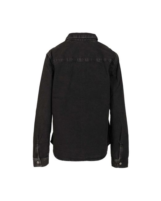 DIESEL Black Denim Shirts