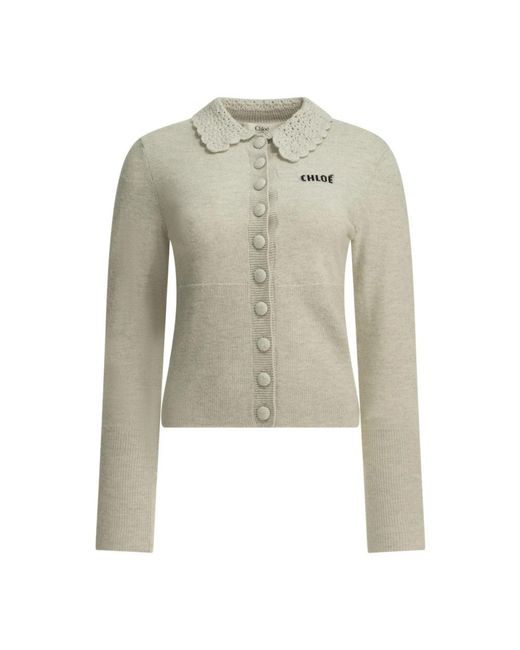 Cardigans Chloé de color Green