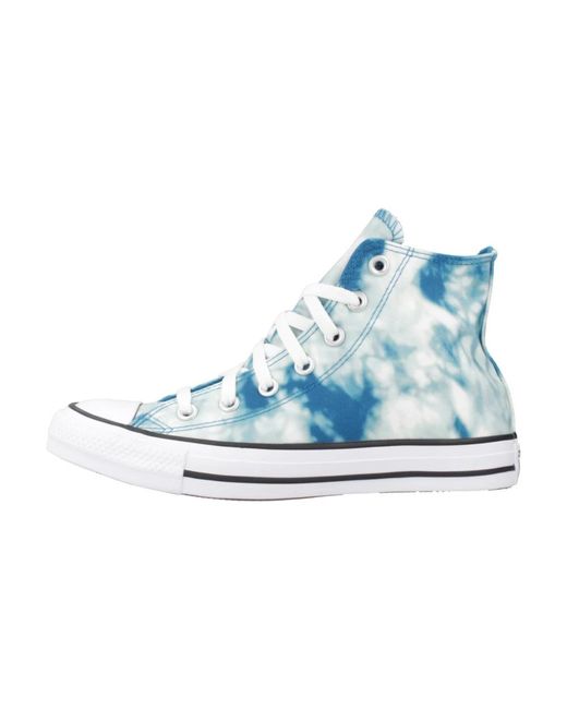 Converse Tie-D All Star Sneakers in het Blue