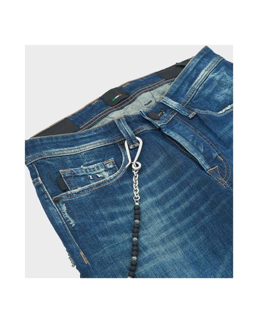 Tramarossa Rechte Jeans in het Blue voor heren