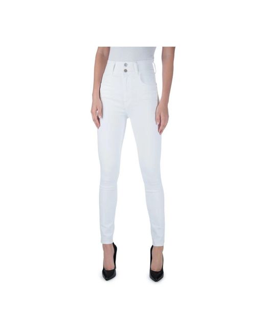 J Brand White Slim-Fit Trousers