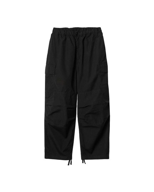 Carhartt Black Straight Trousers for men